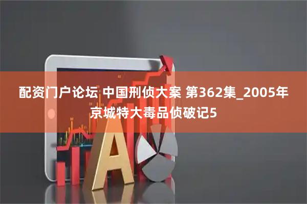 配资门户论坛 中国刑侦大案 第362集_2005年京城特大毒品侦破记5