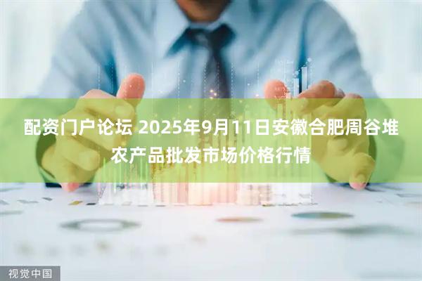 配资门户论坛 2025年9月11日安徽合肥周谷堆农产品批发市场价格行情