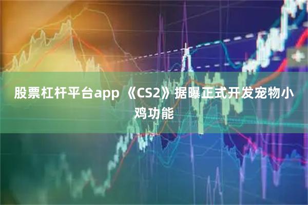股票杠杆平台app 《CS2》据曝正式开发宠物小鸡功能